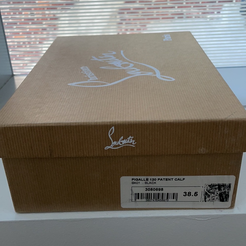 Louboutin Pigalle 120 Black Patent Calf - Picture 10 of 10